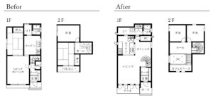 カフェ風リノベーションビフォーアフター